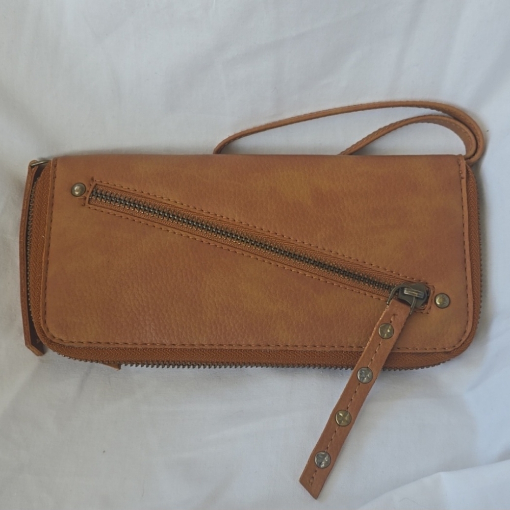 Free People Tan Leather Women's wallet
